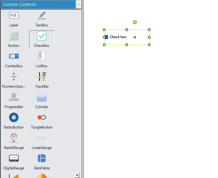 SCADA Check box