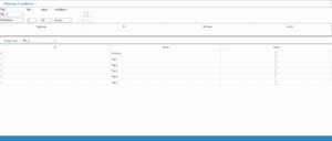 History Condition and tag selection