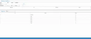 History Condition and tag selection