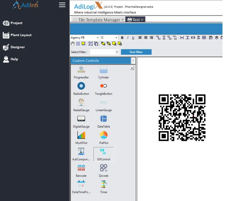 SCADA QR code