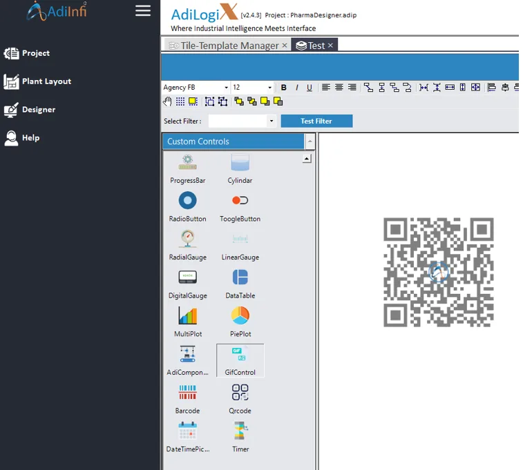 SCADA QR code