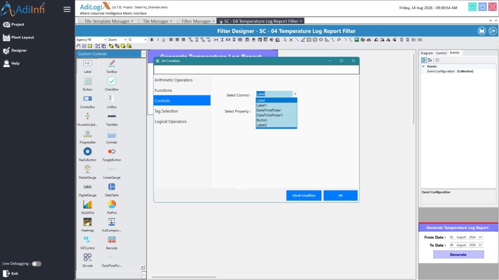 condition editor
